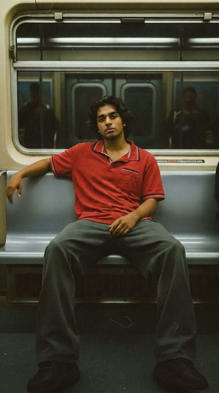 Ben Sherman Vintage Original Red Tipped Pocket Polo Shirt